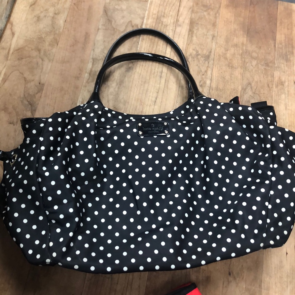 Kate Spade diaper bag.